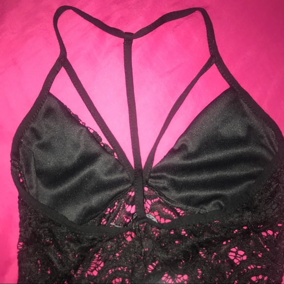 Black Lace Bodysuit - Picture 4 of 5